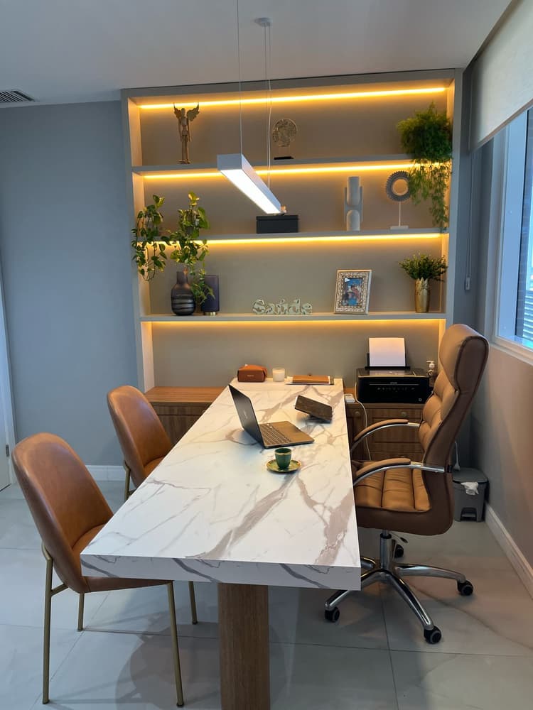 Escritório de atendimento.